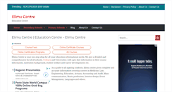 Desktop Screenshot of elimucentre.com